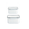 Clear Fresh-Keeper Box – Drain Basket for Veggies & Fruits!
